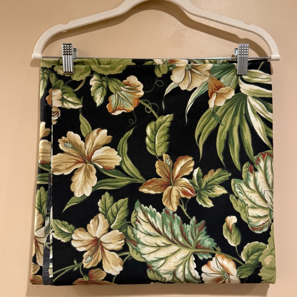 Vintage Tropical Floral Cotton Upholstery Fabric
